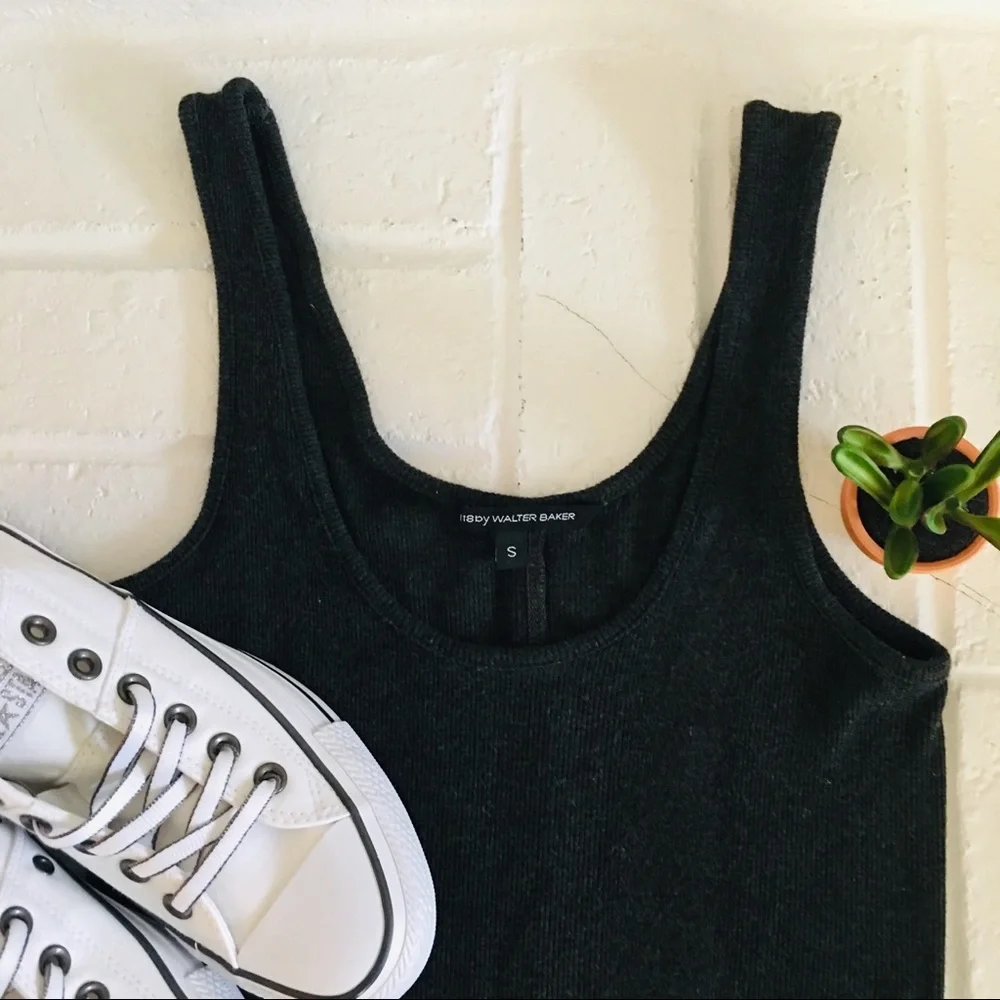Ribbed Tank Dress